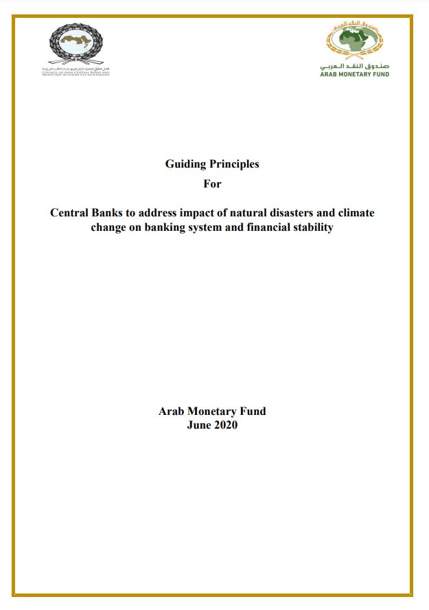 Guiding Principles to address impact of natural disasters and climate change on banking system and financial stability